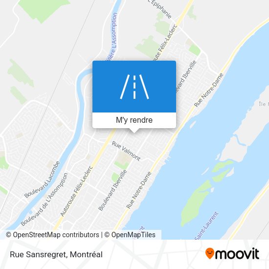 Rue Sansregret plan