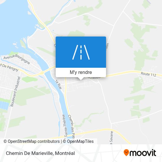 Chemin De Marieville plan