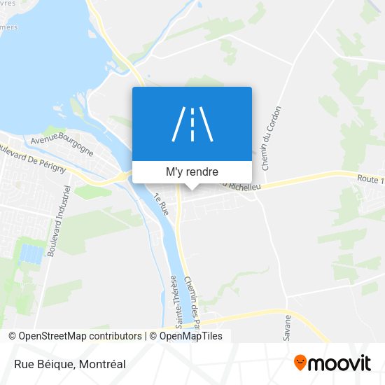 Rue Béique plan