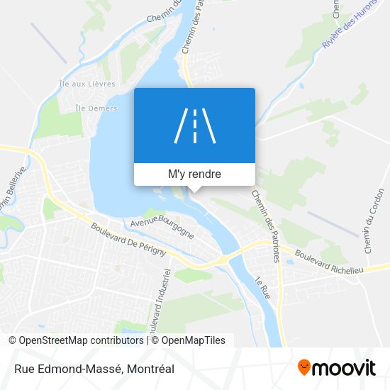 Rue Edmond-Massé plan