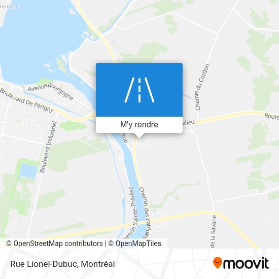 Rue Lionel-Dubuc plan