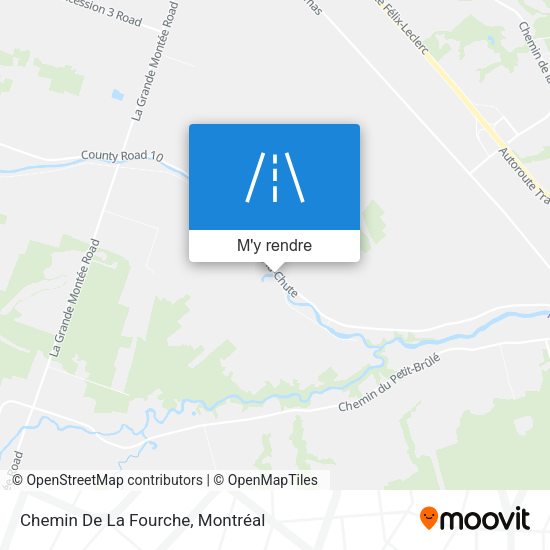 Chemin De La Fourche plan