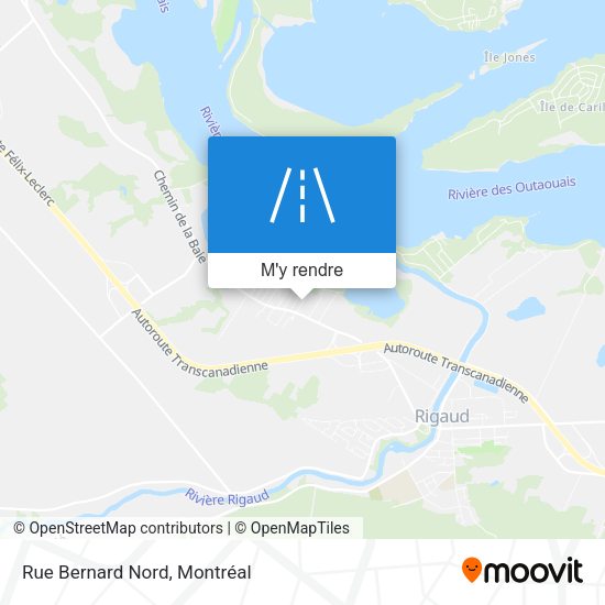 Rue Bernard Nord plan
