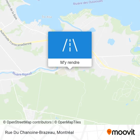 Rue Du Chanoine-Brazeau plan