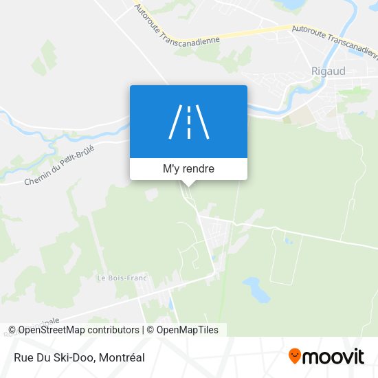 Rue Du Ski-Doo plan