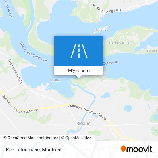 Rue Létourneau plan