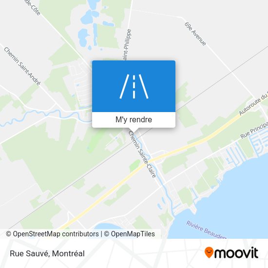 Rue Sauvé plan