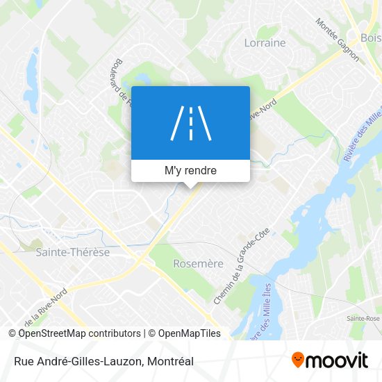 Rue André-Gilles-Lauzon plan