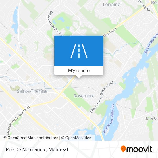 Rue De Normandie plan