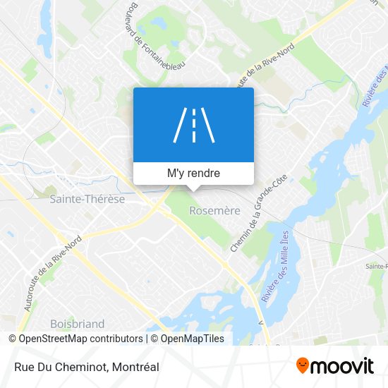 Rue Du Cheminot plan