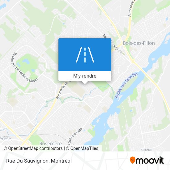 Rue Du Sauvignon plan