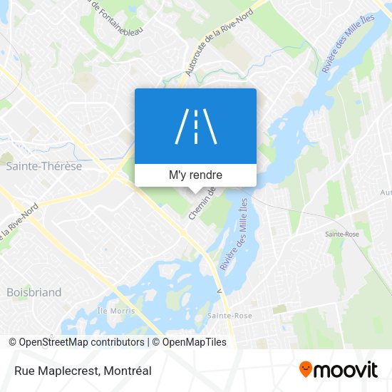 Rue Maplecrest plan