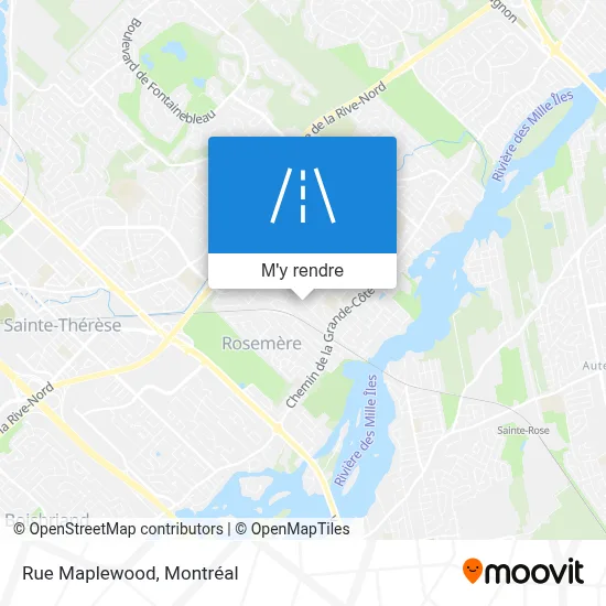 Rue Maplewood plan