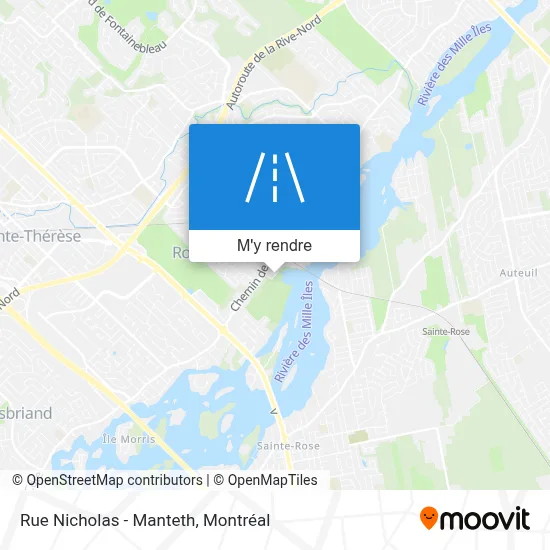 Rue Nicholas - Manteth plan