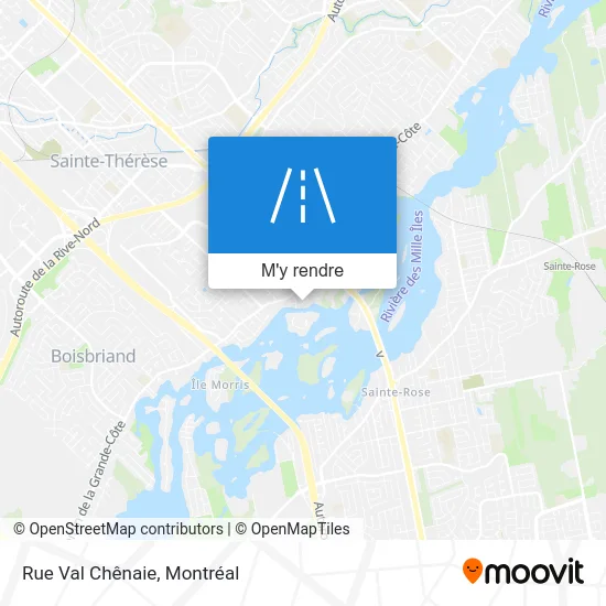 Rue Val Chênaie plan