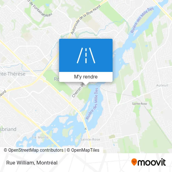 Rue William plan