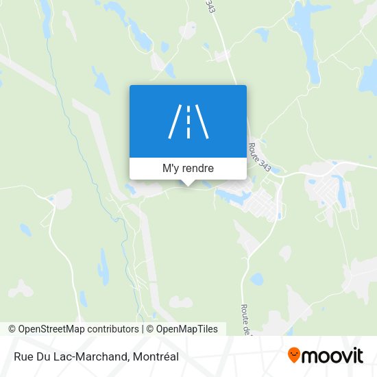 Rue Du Lac-Marchand plan