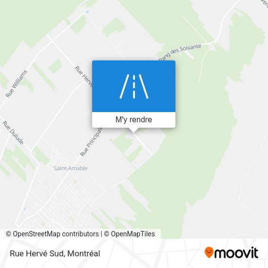 Rue Hervé Sud plan