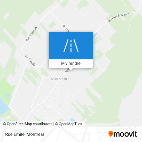 Rue Émile plan
