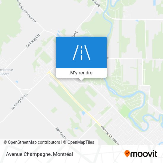 Avenue Champagne plan