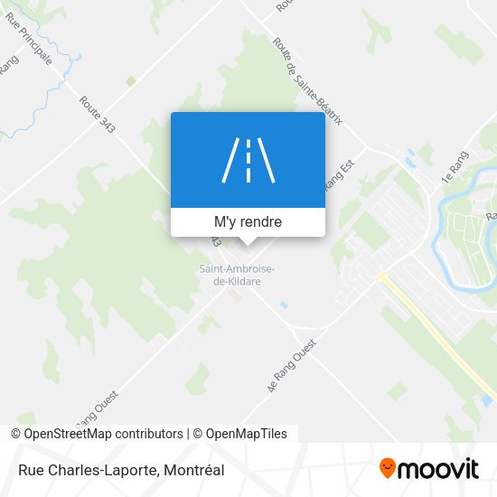 Rue Charles-Laporte plan