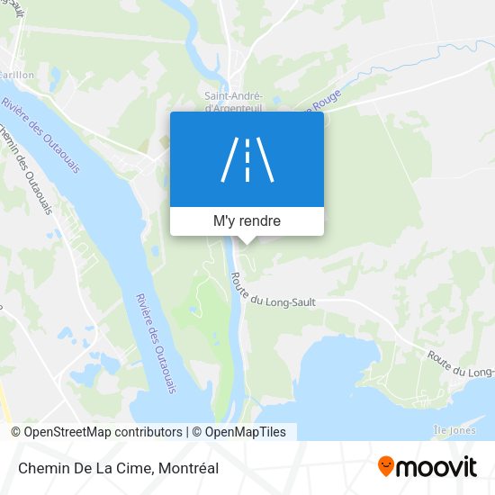 Chemin De La Cime plan