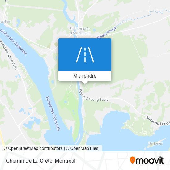 Chemin De La Crête plan