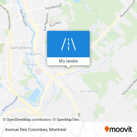 Avenue Des Colombes plan
