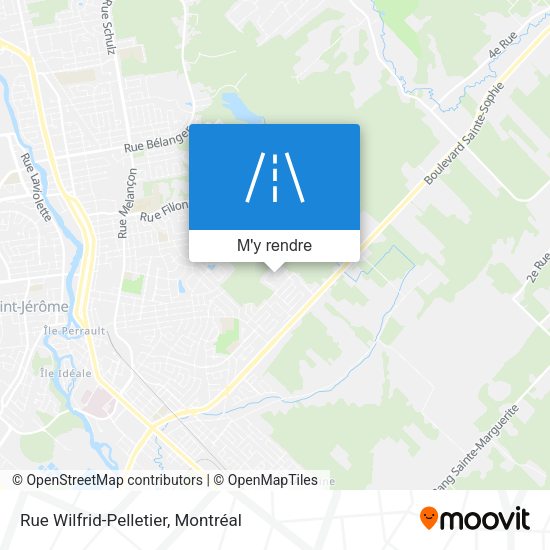 Rue Wilfrid-Pelletier plan