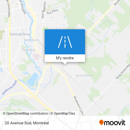 20 Avenue Sud plan