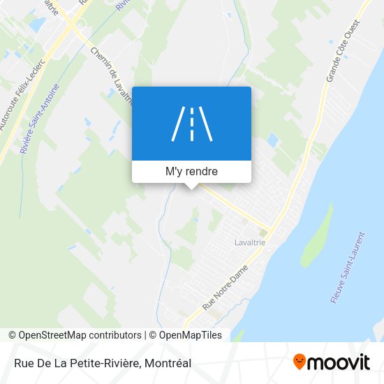 Rue De La Petite-Rivière plan