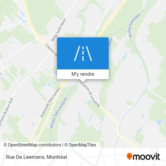 Rue De Leemans plan