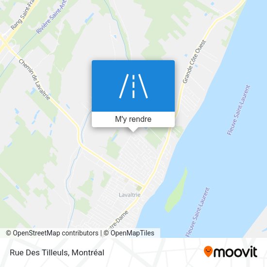 Rue Des Tilleuls plan
