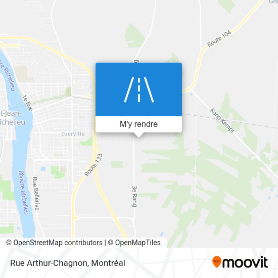 Rue Arthur-Chagnon plan
