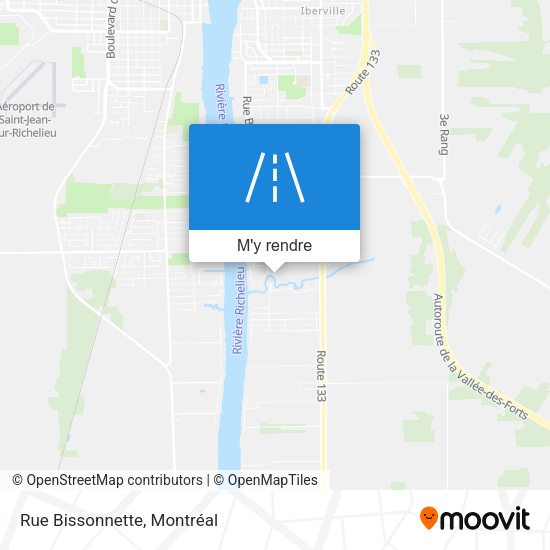 Rue Bissonnette plan