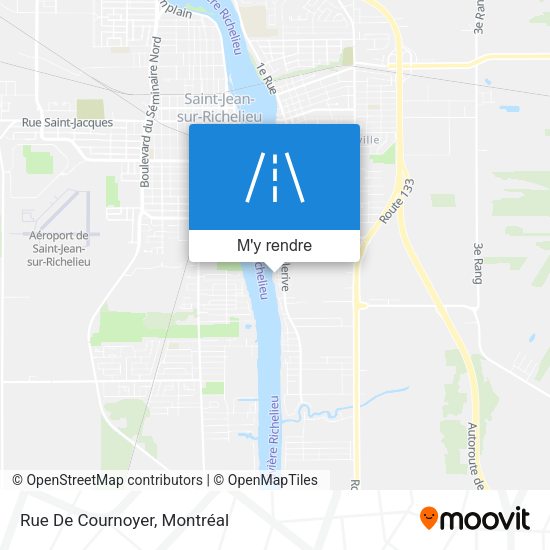 Rue De Cournoyer plan