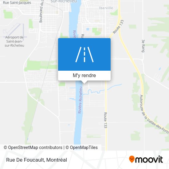 Rue De Foucault plan