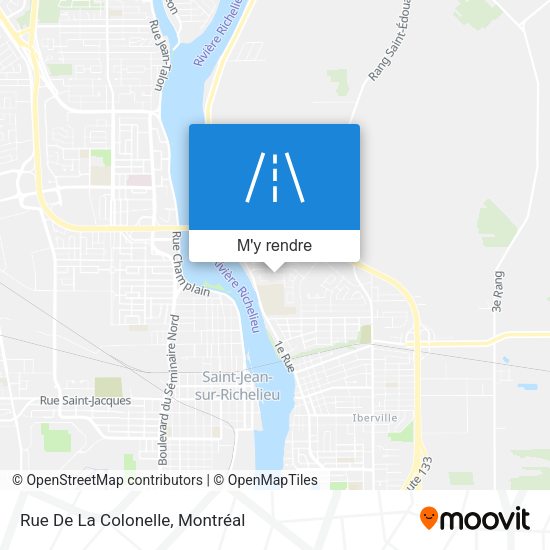 Rue De La Colonelle plan
