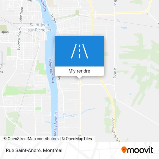 Rue Saint-André plan