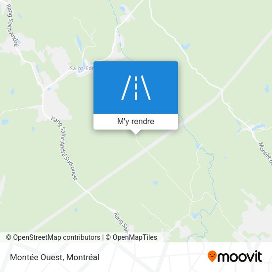 Montée Ouest plan