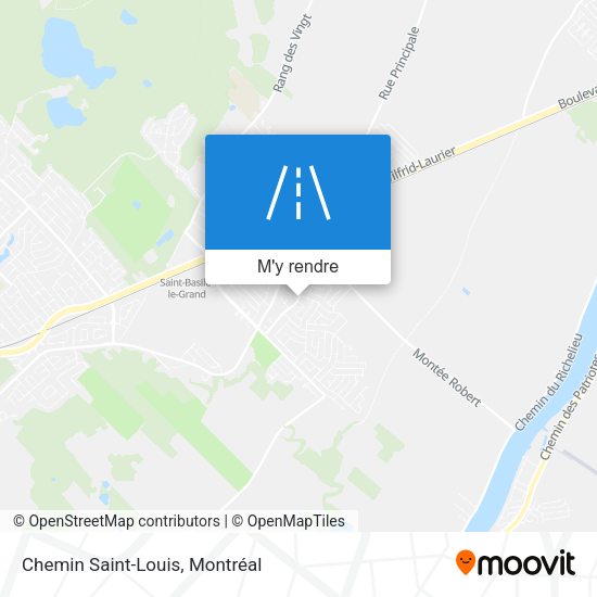 Chemin Saint-Louis plan