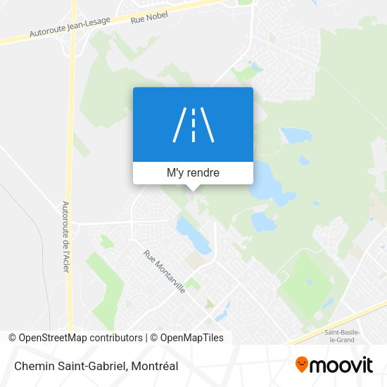 Chemin Saint-Gabriel plan