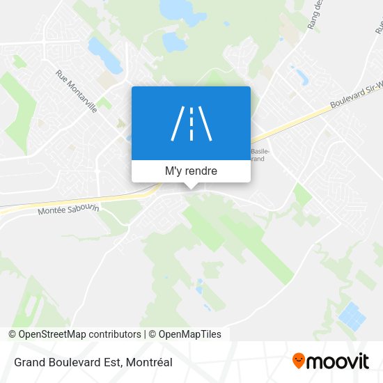 Grand Boulevard Est plan