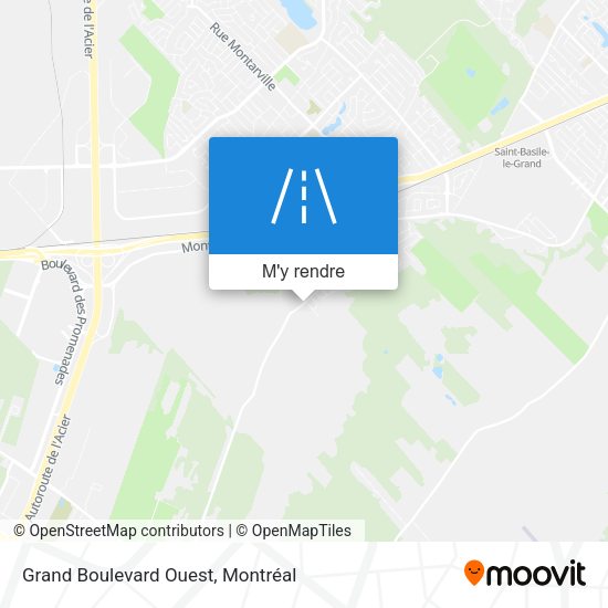 Grand Boulevard Ouest plan