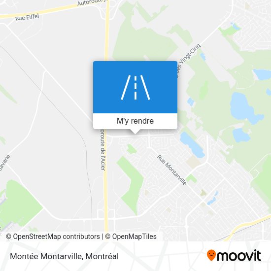 Montée Montarville plan