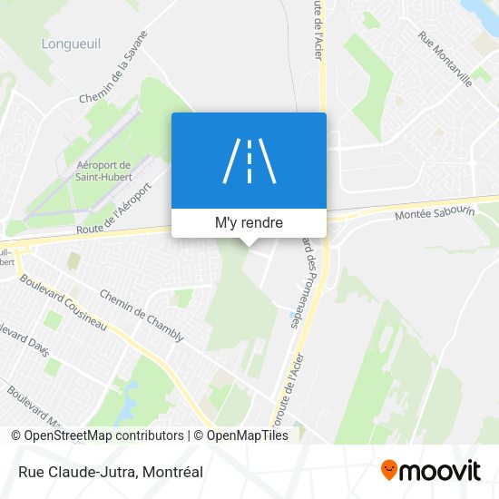 Rue Claude-Jutra plan
