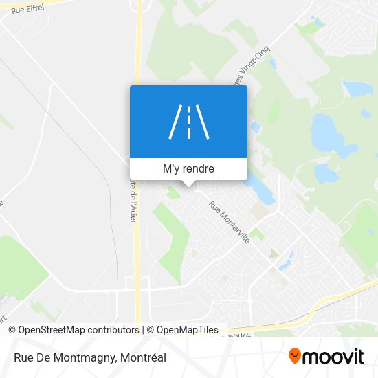 Rue De Montmagny plan