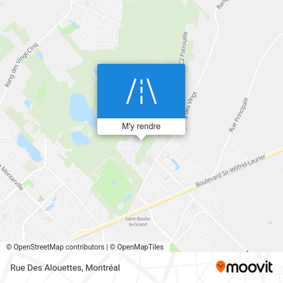 Rue Des Alouettes plan