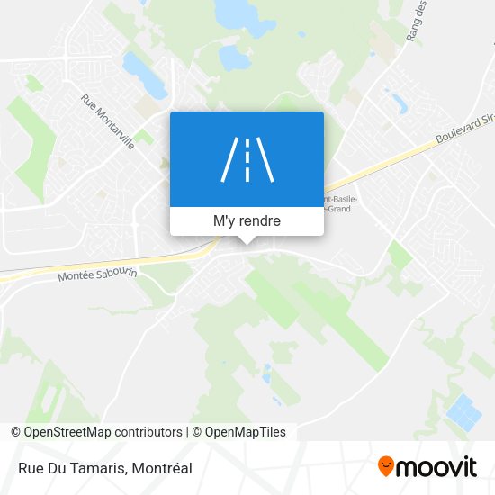 Rue Du Tamaris plan