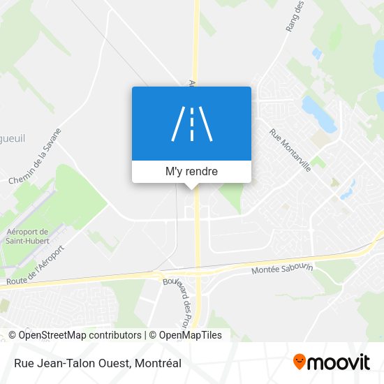 Rue Jean-Talon Ouest plan